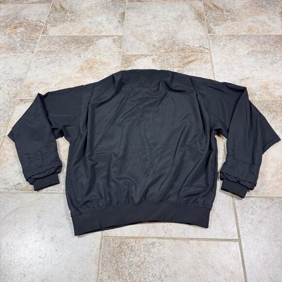 Zero Restriction Pullover Jacket 1/4 Snap Mens Large Black Golf Outerwear USA - Picture 9 of 12